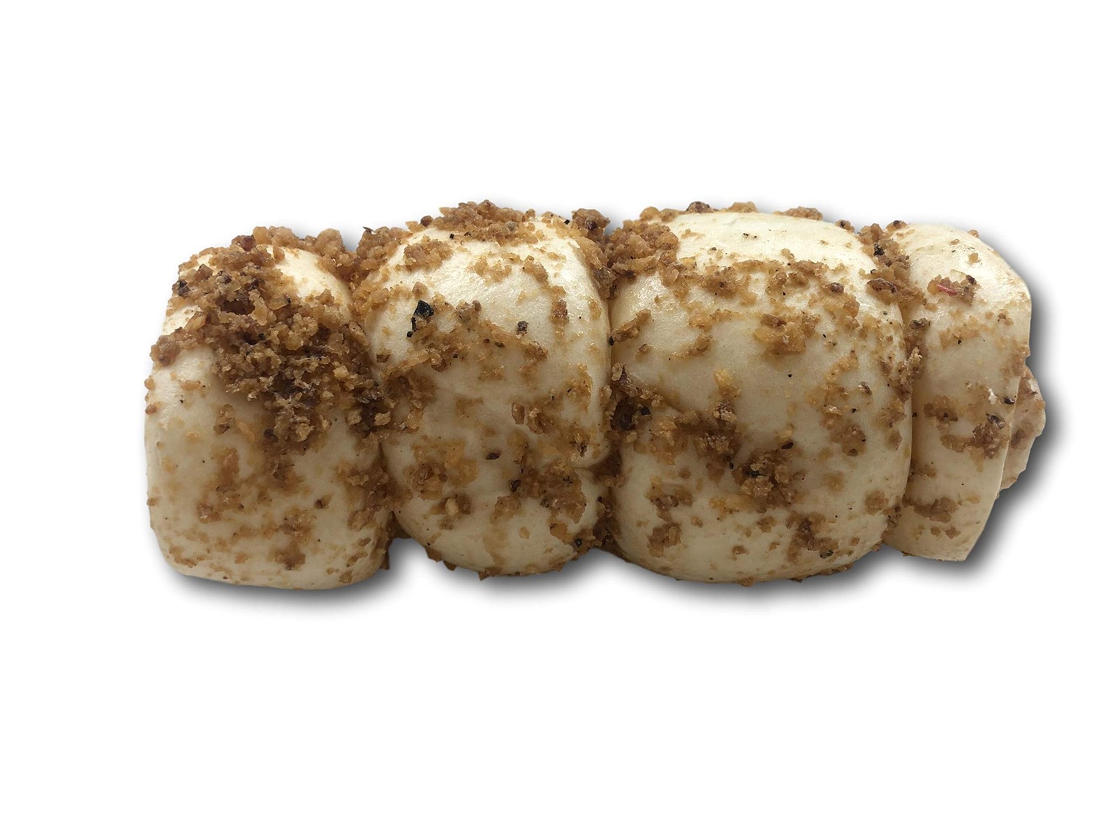 – 6” Buffalo Beef Cheek Rolls with Bully Dust Sprinkles, 5 Pack, Long Lasting…