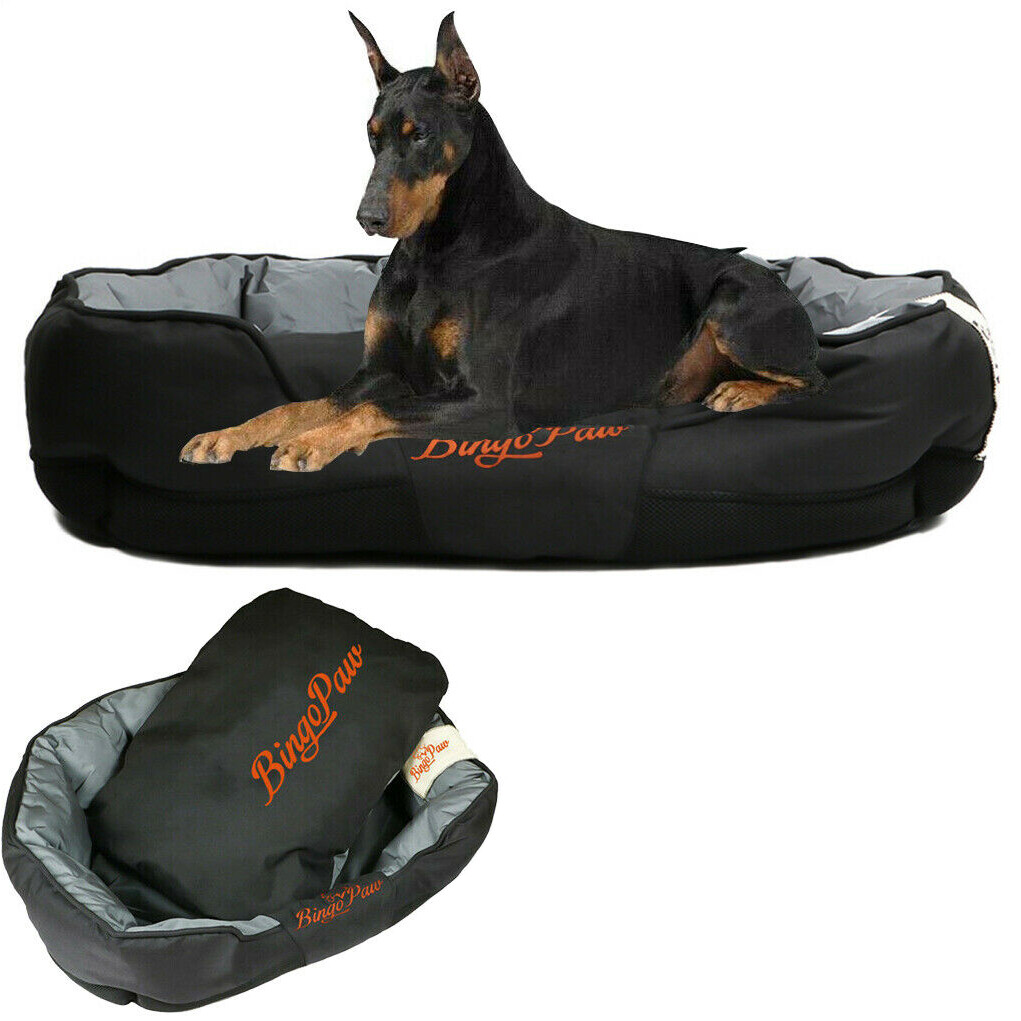 Extra Large Jumbo Orthopedic Dog Bed Soft Washable Kennel Pet Basket Waterproof