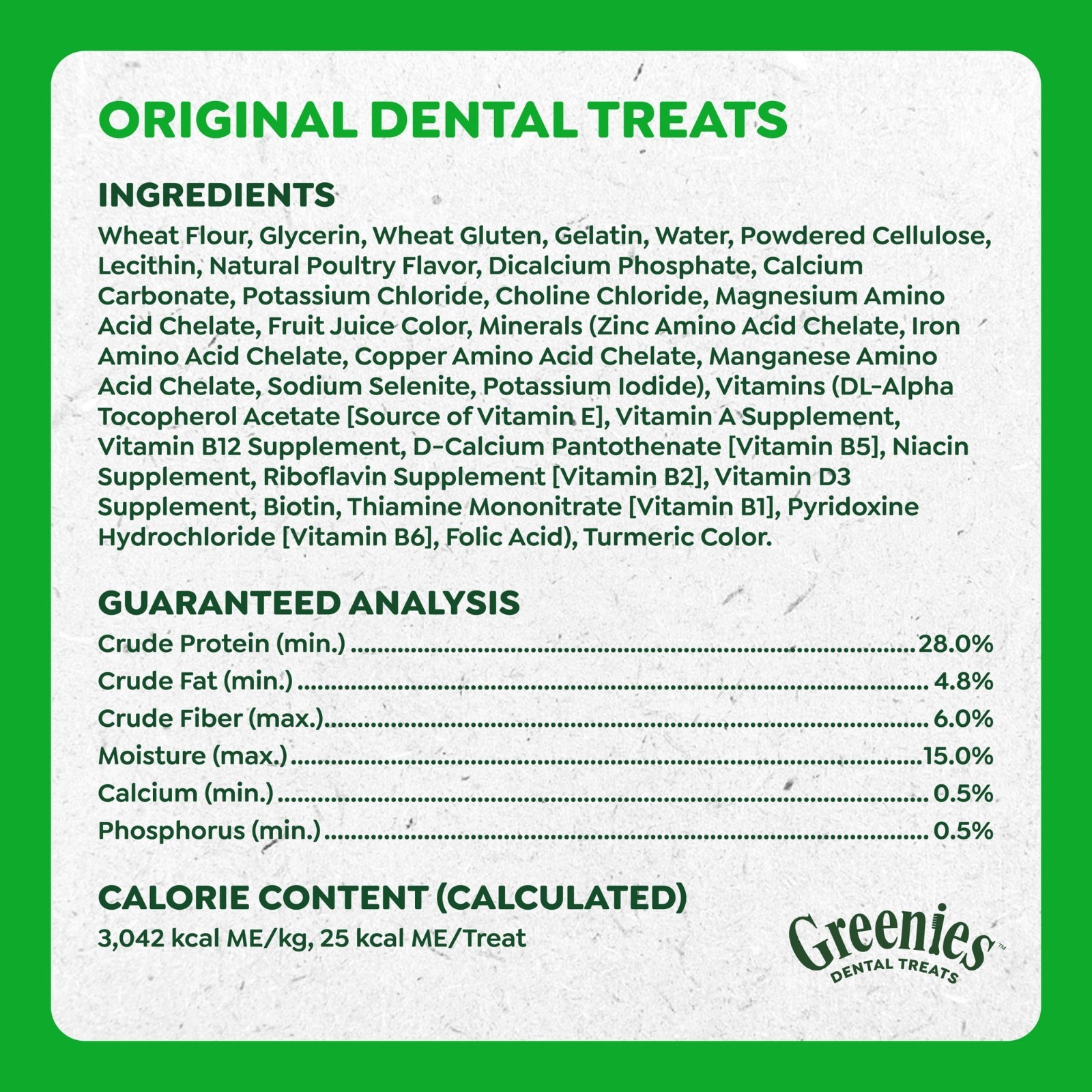 Greenies Original Flavor Adult Natural Dental Dog Treats Teenie Size, 54 oz Pack