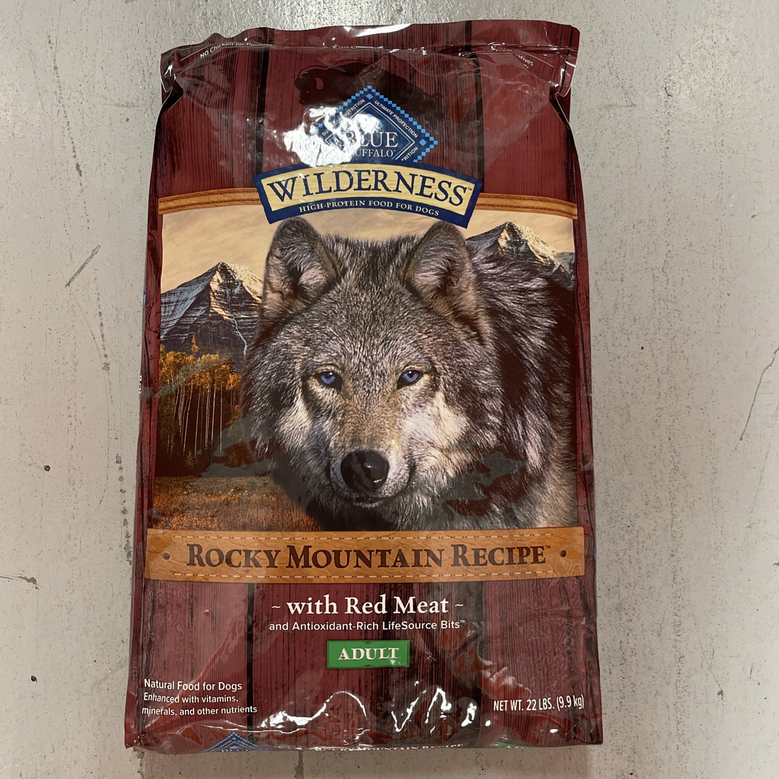 Blue Buffalo Wilderness Red Meat Adult High-Protein Dry 24 Pound