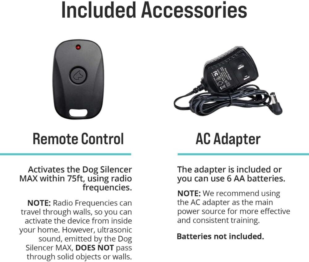 Dog Silencer® MAX No Shock Dog Trainer Ultrasonic Anti-Bark Up To 300 ft