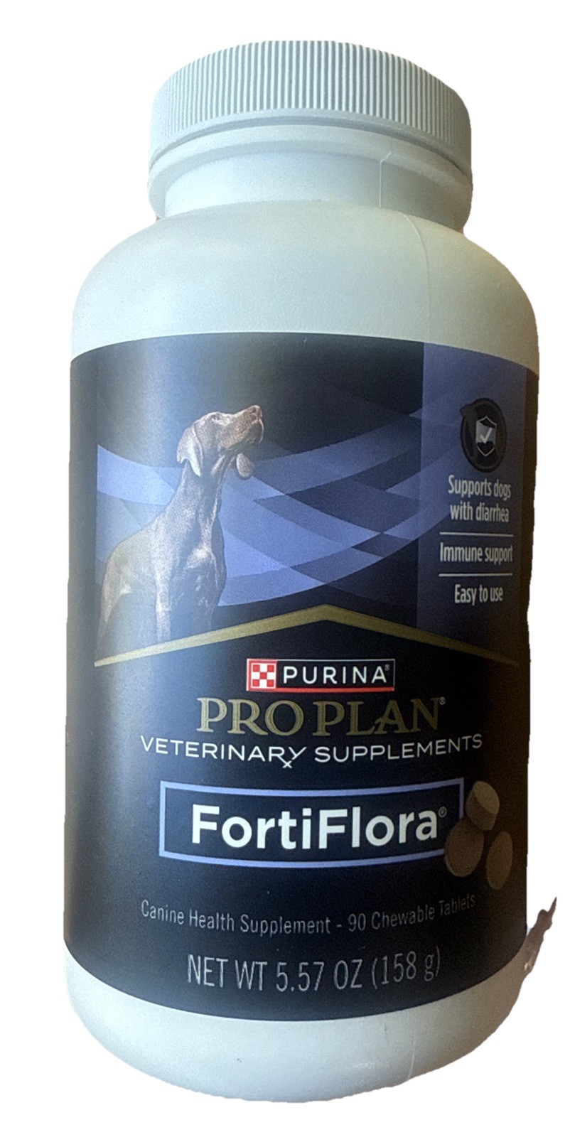 4x Purina Pro Plan FortiFlora Probiotic Supplements Dog 90 Chewable Tablets 9/26