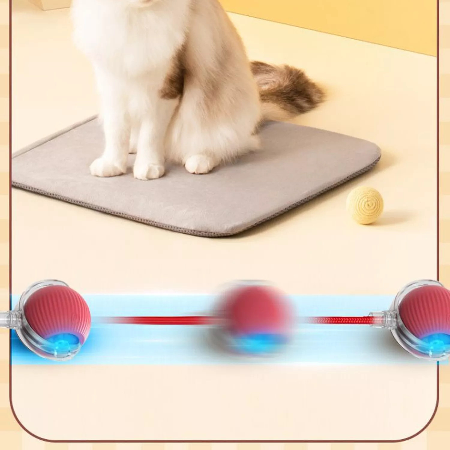 Automatic Rolling Ball Smart Cat Dog Toy Electric Pet Self-moving Kitten lot
