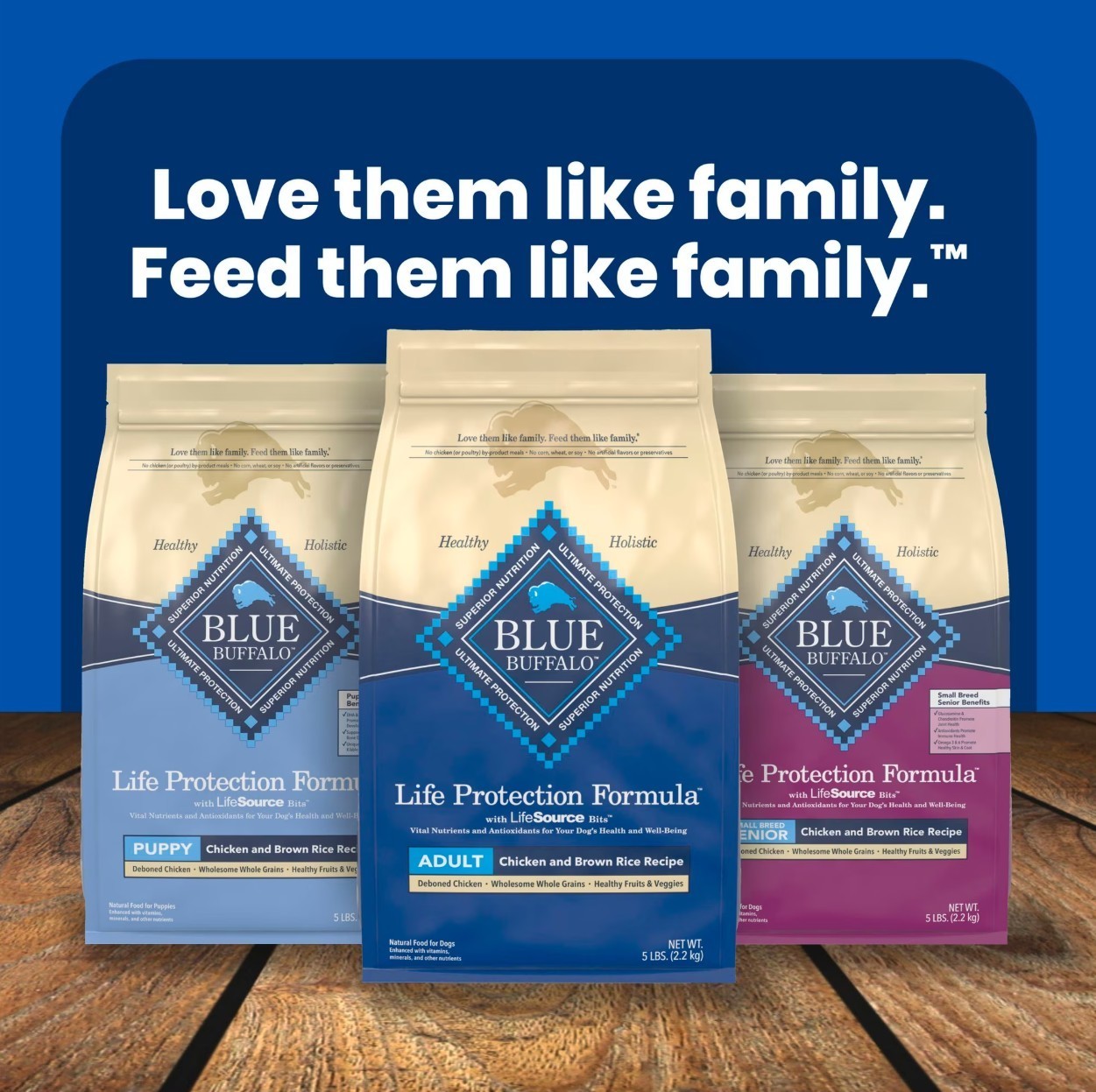 Blue Buffalo Life Protection Formula Adult Dry Dog Food, Salmon, Chicken Free,15