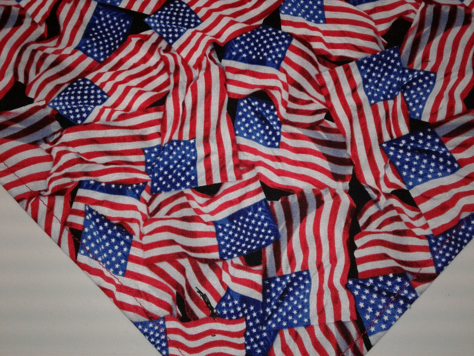 Buster Brown, Patriotic, Dog Bandana, U.S. Flags, xS, S, M, L, xL