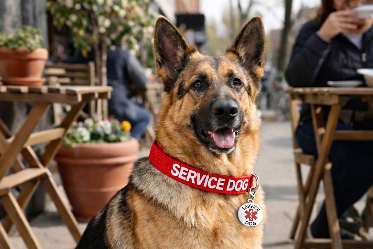 Service Dog | Emotional Support Animal Dog Collar Tag Harness ALL ACCESS CANINE™