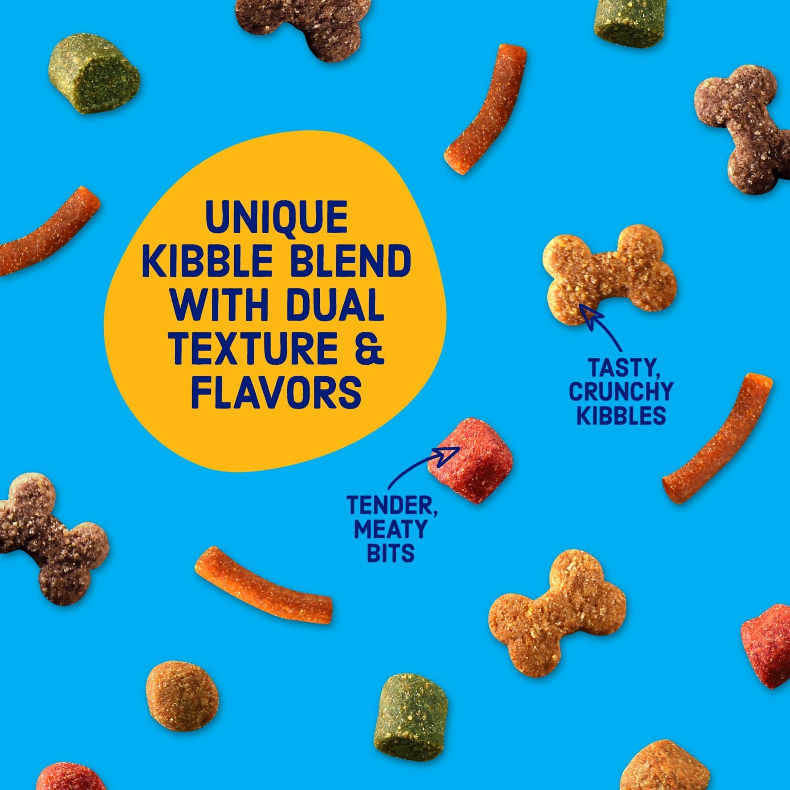 Kibbles ‘n Bits Dry Dog Food, Original Savory Beef & Chicken Flavors, 45 lb. Bag