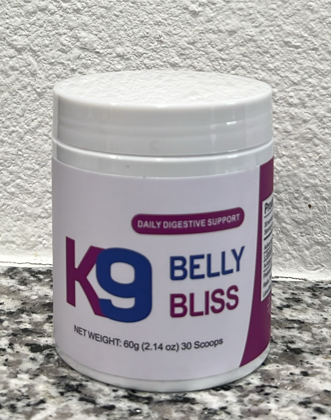 K9 Belly Bliss – 2.14OZ – 30 Scoops