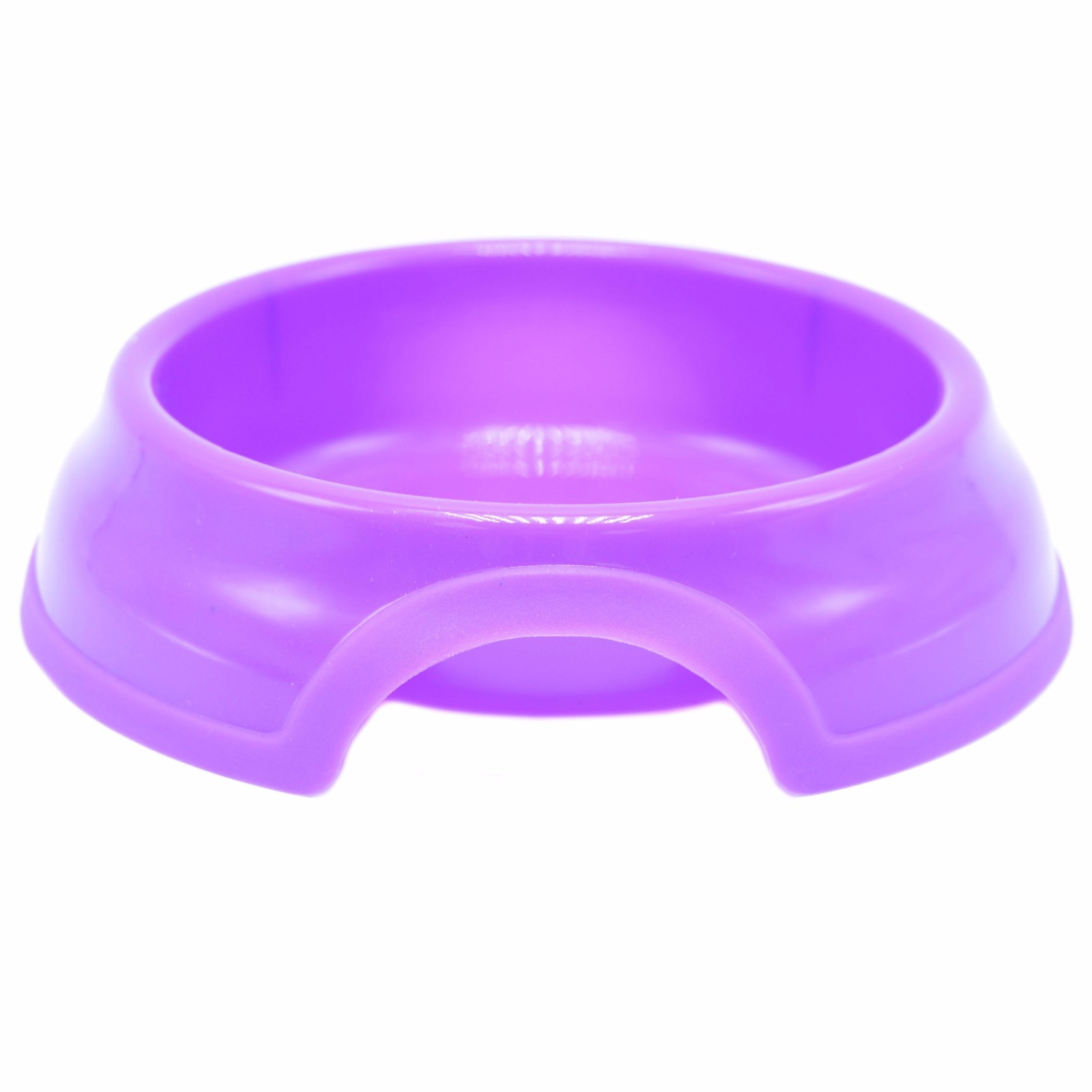 Pet Dog Cat Food Feeding Water Dish Bowl Plastic Plate Bowl 10.4 oz. Diameter 5″