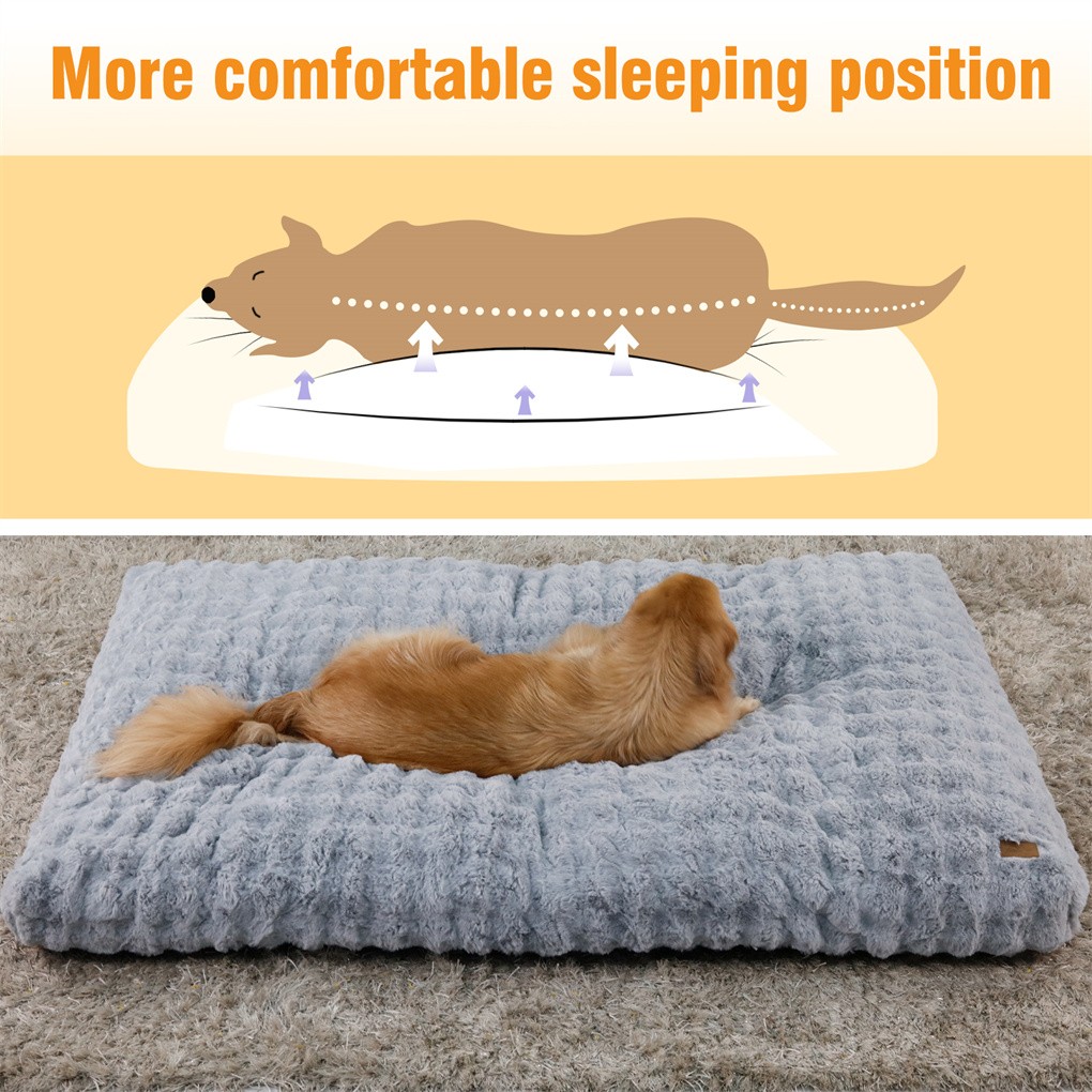 Jumbo Anti-Anxiety Calming Dog Bed Removable Cover Pet Beds Mattress Non Skid US
