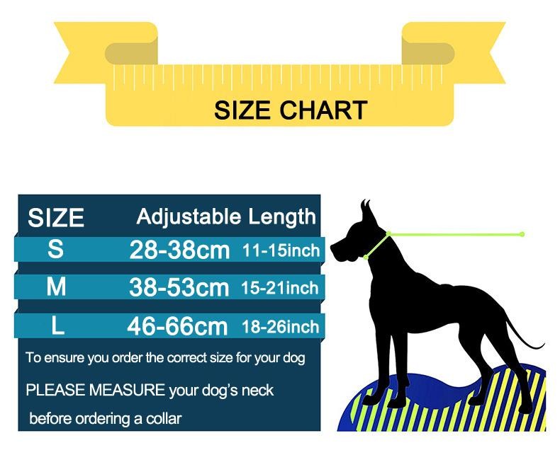 Adjustable Martingale Dog Collar Heavy Duty Nylon Safety Training Design