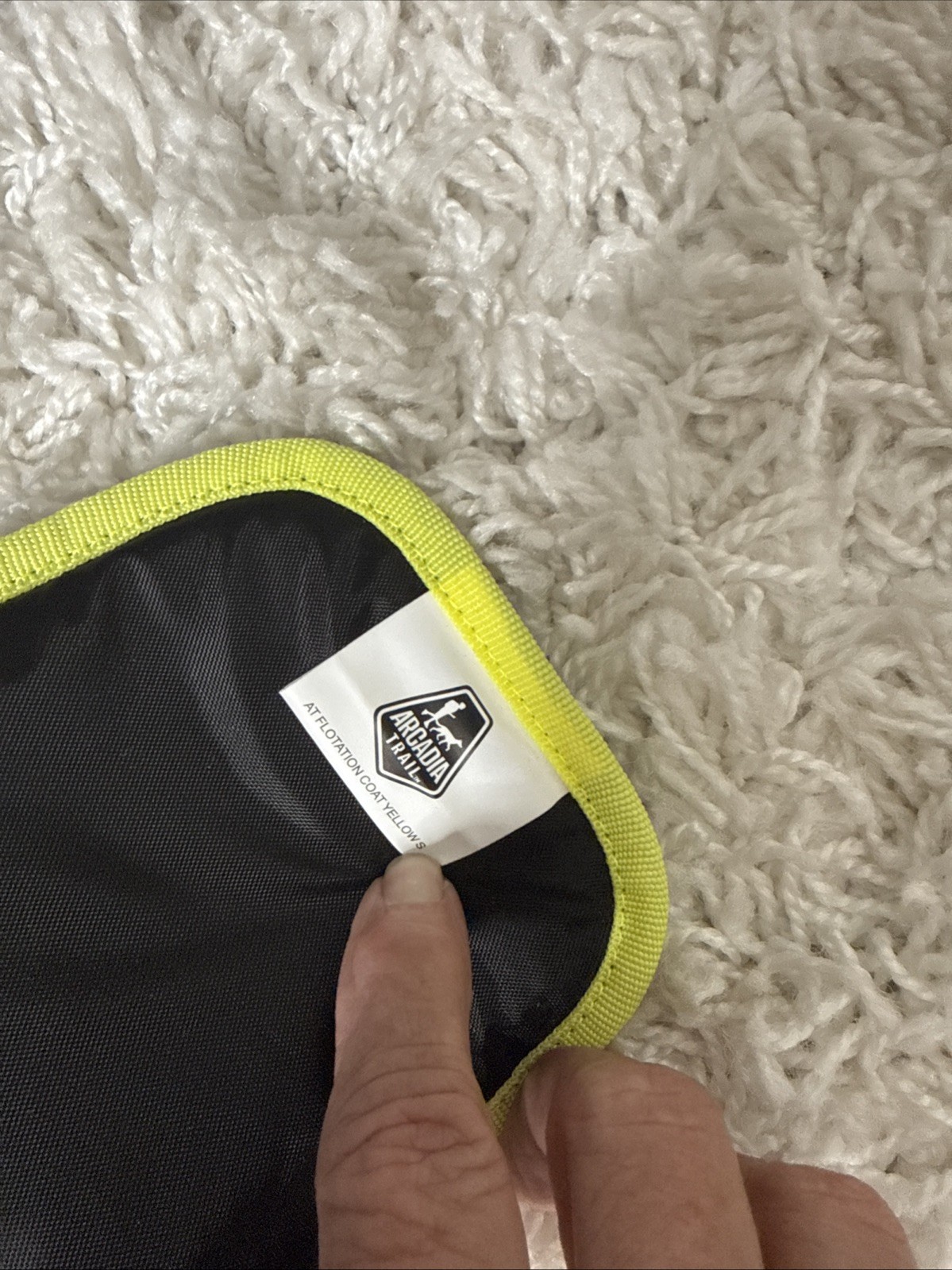 Arcadia Trail Flotation Dog Harness High Visibility Adjustable Sz Medium Yellow