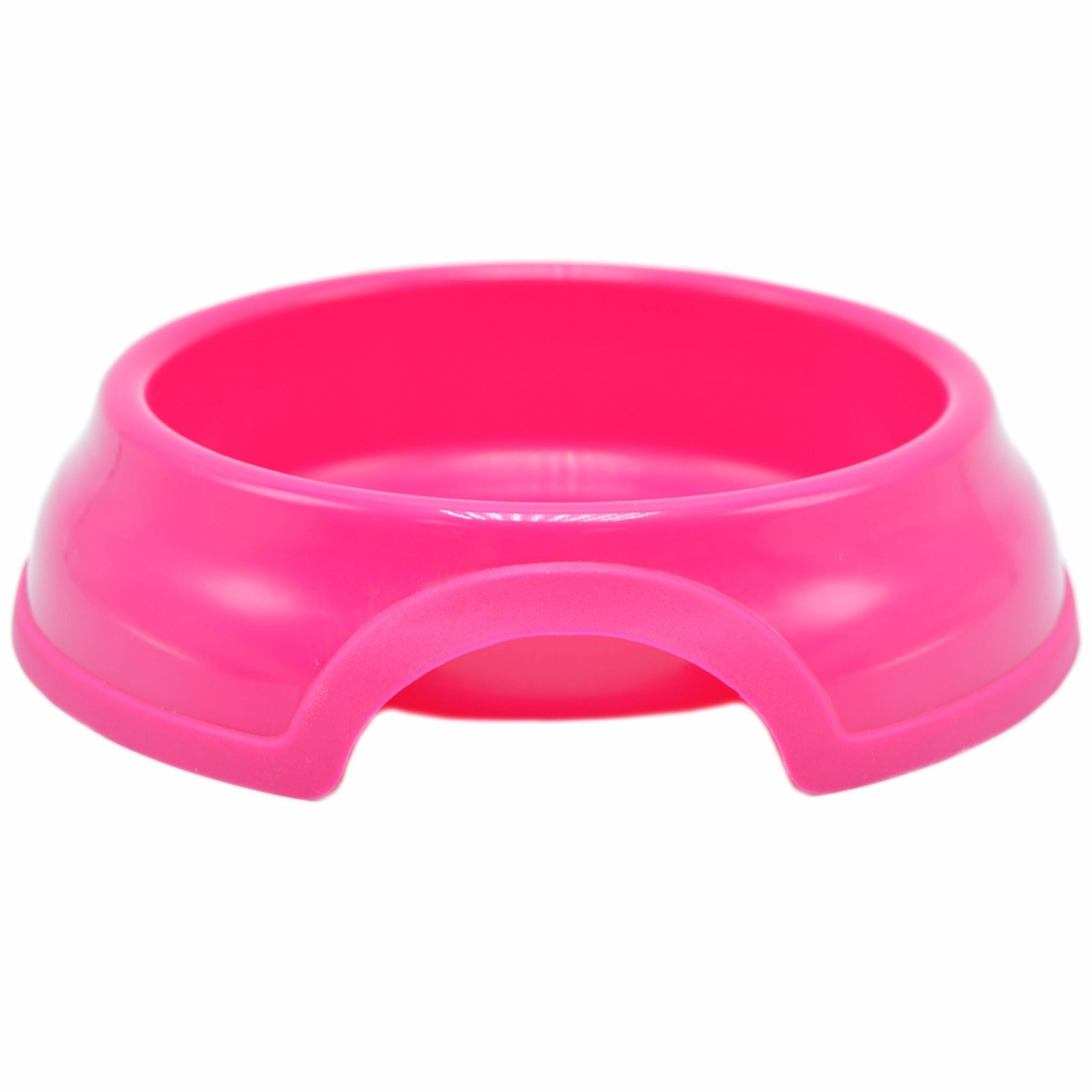 Pet Dog Cat Food Feeding Water Dish Bowl Plastic Plate Bowl 10.4 oz. Diameter 5″