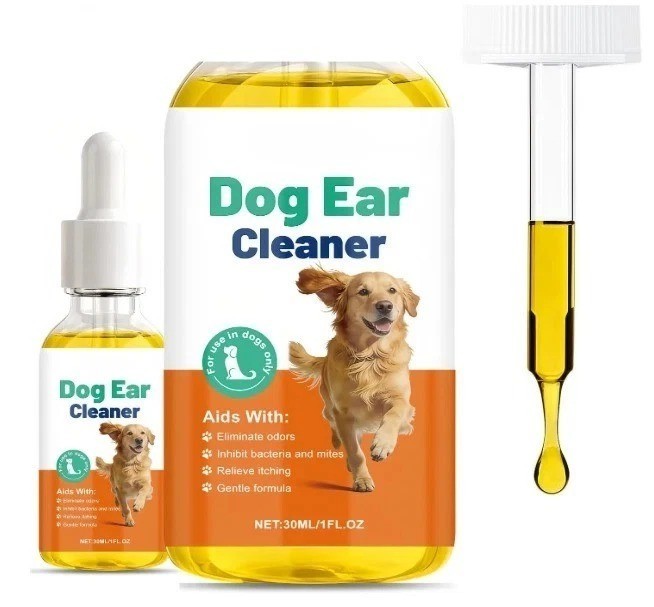 Pup Labs Ear Clear, Natural Dog Ear Cleaner and Infection Treatment for Dogs NEW