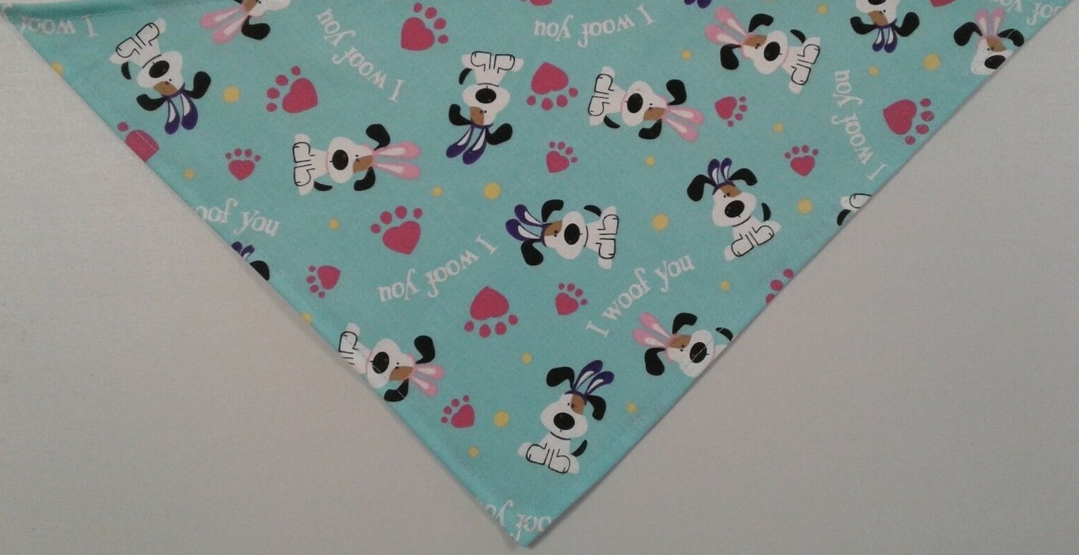 Dog Bandana/Scarf, Tie On, Easter, Dogs, Bunny Ears, XS,S,M,L