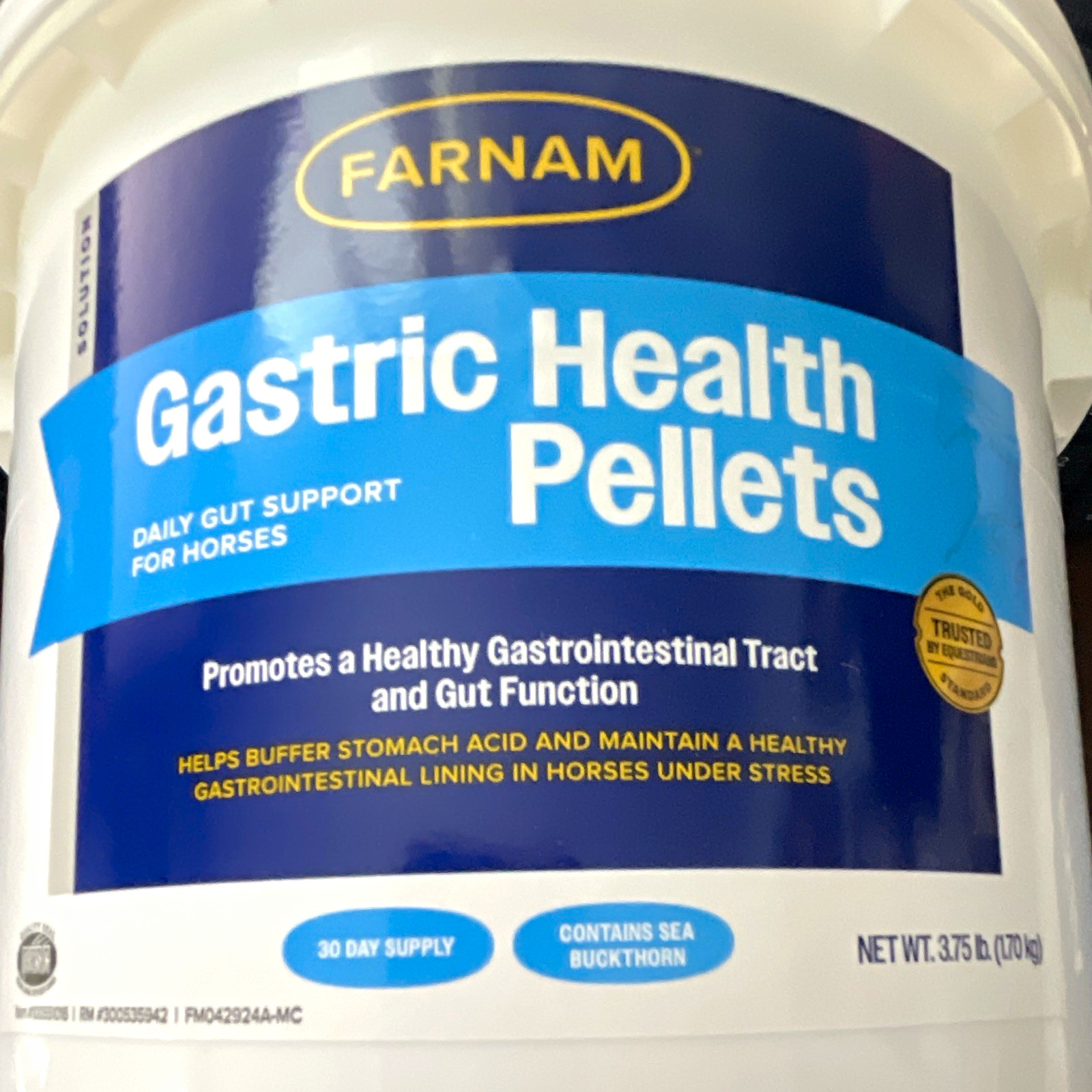 Farnam Gastric Health Pellets Digestion Aid for Horses Exp 09-30-2027
