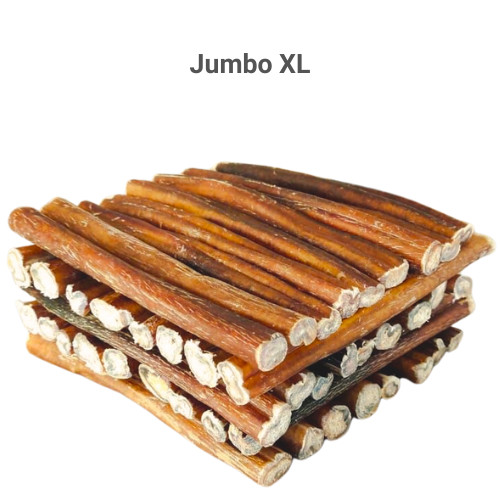 12 Pack Jumbo Bully Sticks 6 Inch – Thick All Natural Dog Chews, Chemical Free