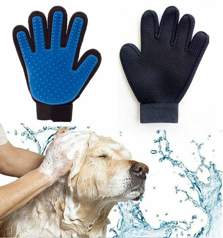 Pet Glove Cat Clean Massage Mane Gloves Dog Bath Brush Beauty Hair Removal Glove