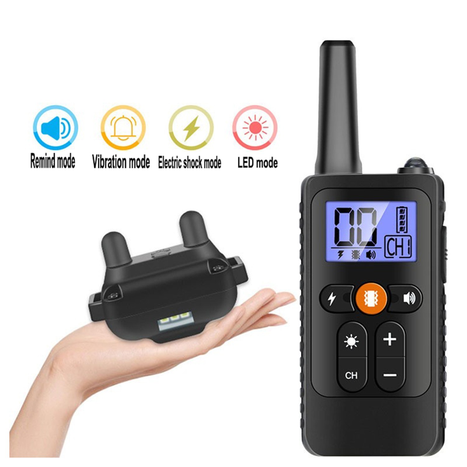 3300 FT PET Dog Training Collar Rechargeable Remote Shock Pet Waterproof Trainer