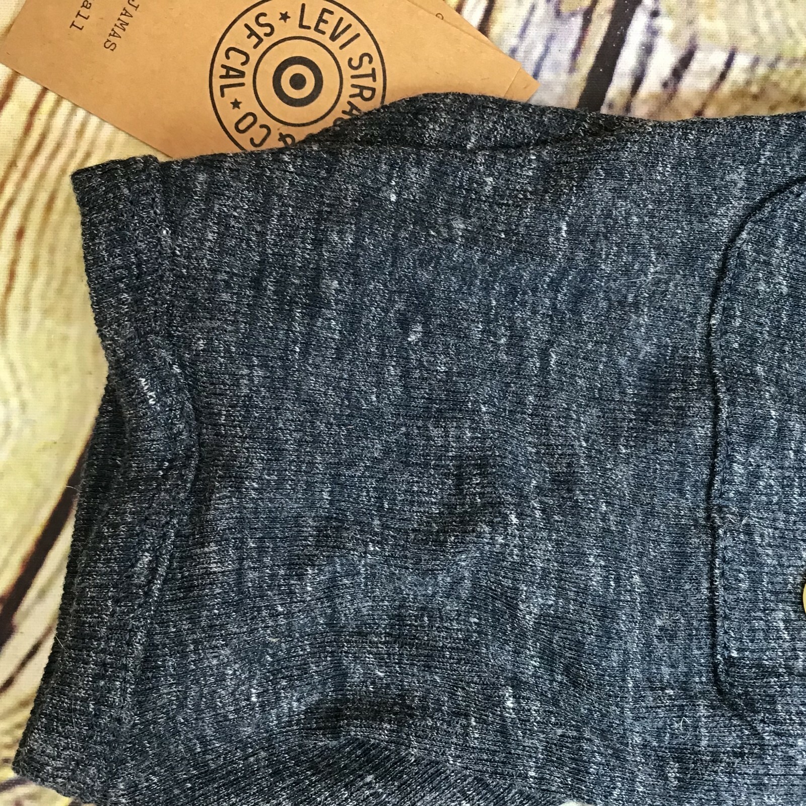 Levi’s Strauss Limited Edition Gray Cotton Small Dog Cat Pajamas PJs Size XS