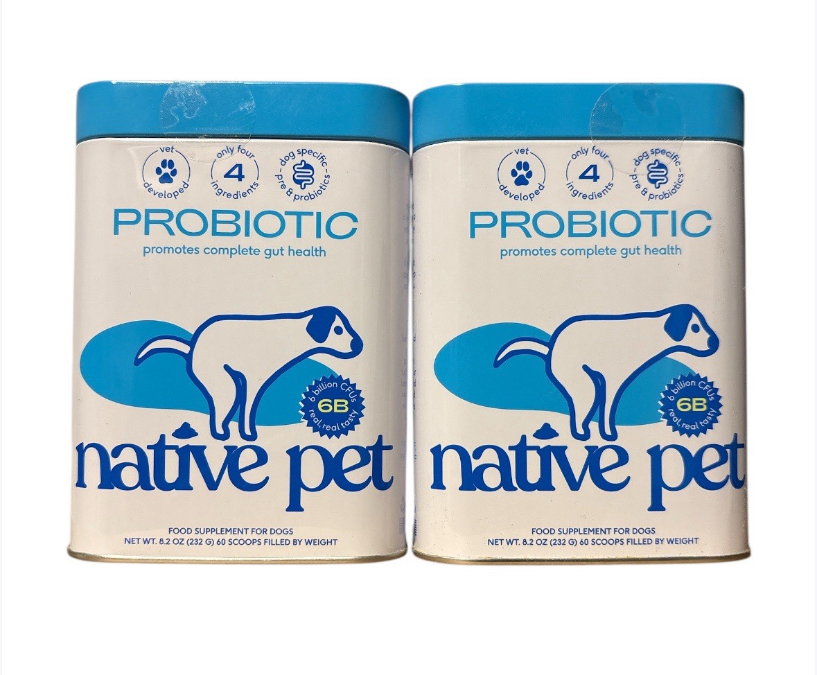 (2 PACK) Native Pet Probiotics for Dogs – EXPIRES 12/2026 – NEW SEALED
