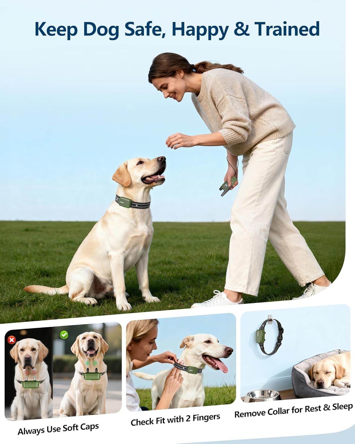 NEW Dog Shock Collar 4200ft Training Collar With Remote