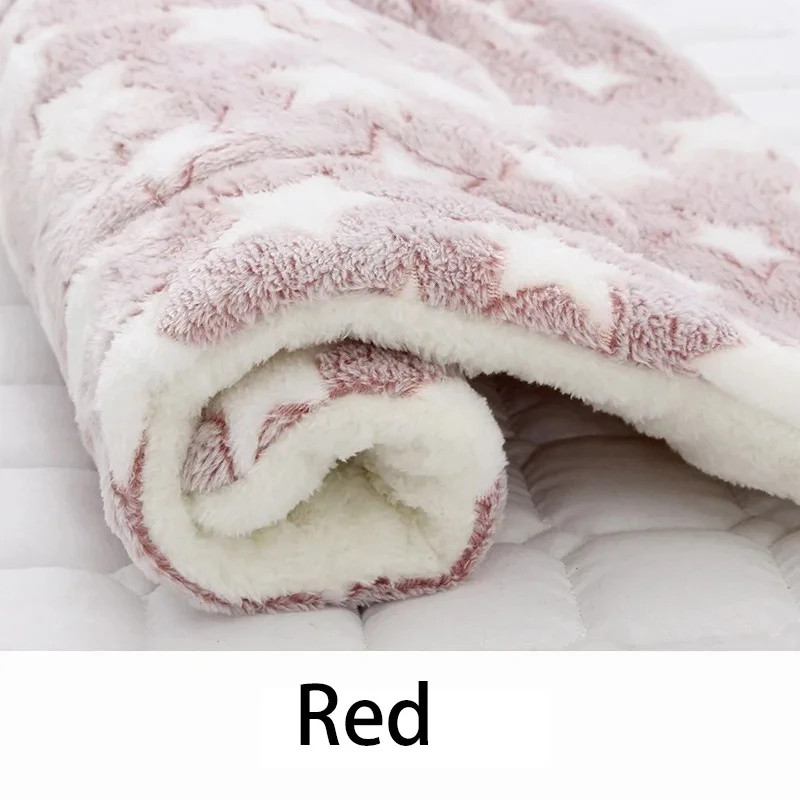 Flannel Pet Sleeping Mat Dog Bed Cat Litter Puppy Bed Dog Sofa Lovely Mattress
