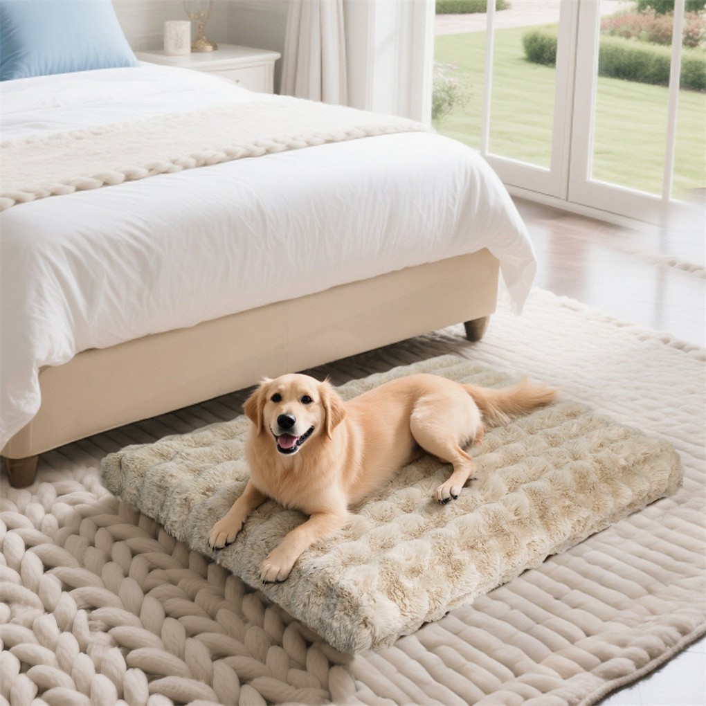 Jumbo Anti-Anxiety Calming Dog Bed Removable Cover Pet Beds Mattress Non Skid US