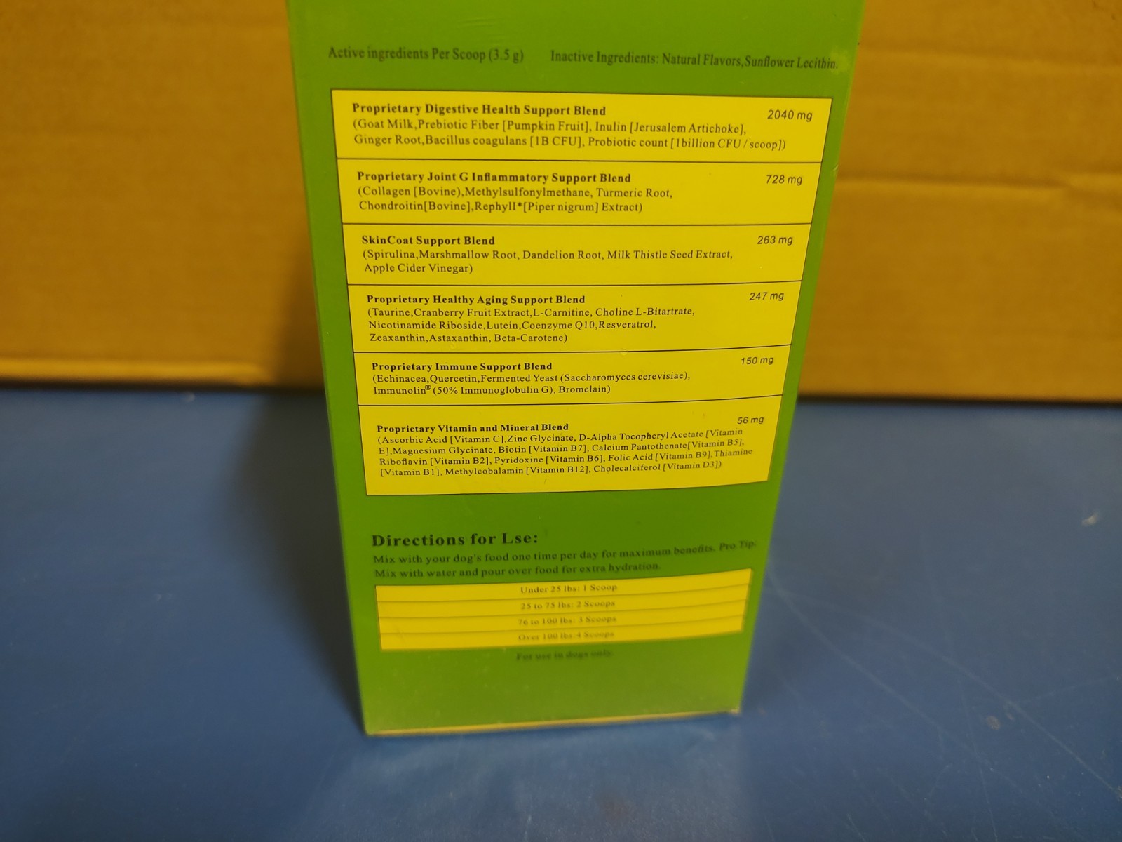 Other Half Daily Dog Supplement Powder Bacon Pumpkin Well-Being Digestion Aid
