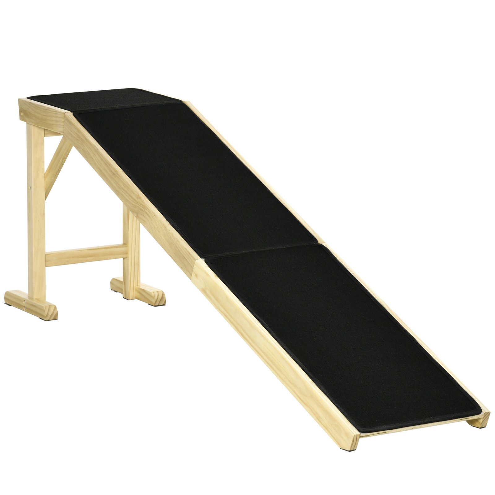 Dog Ramp for High Beds Non-slip Carpet Top Platform for Small Medium Large Pet