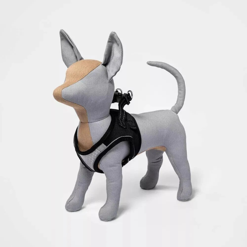 Boots & Barkley Dog Reflective Harness Extra Small Up to 10lbs Black 1 Ct