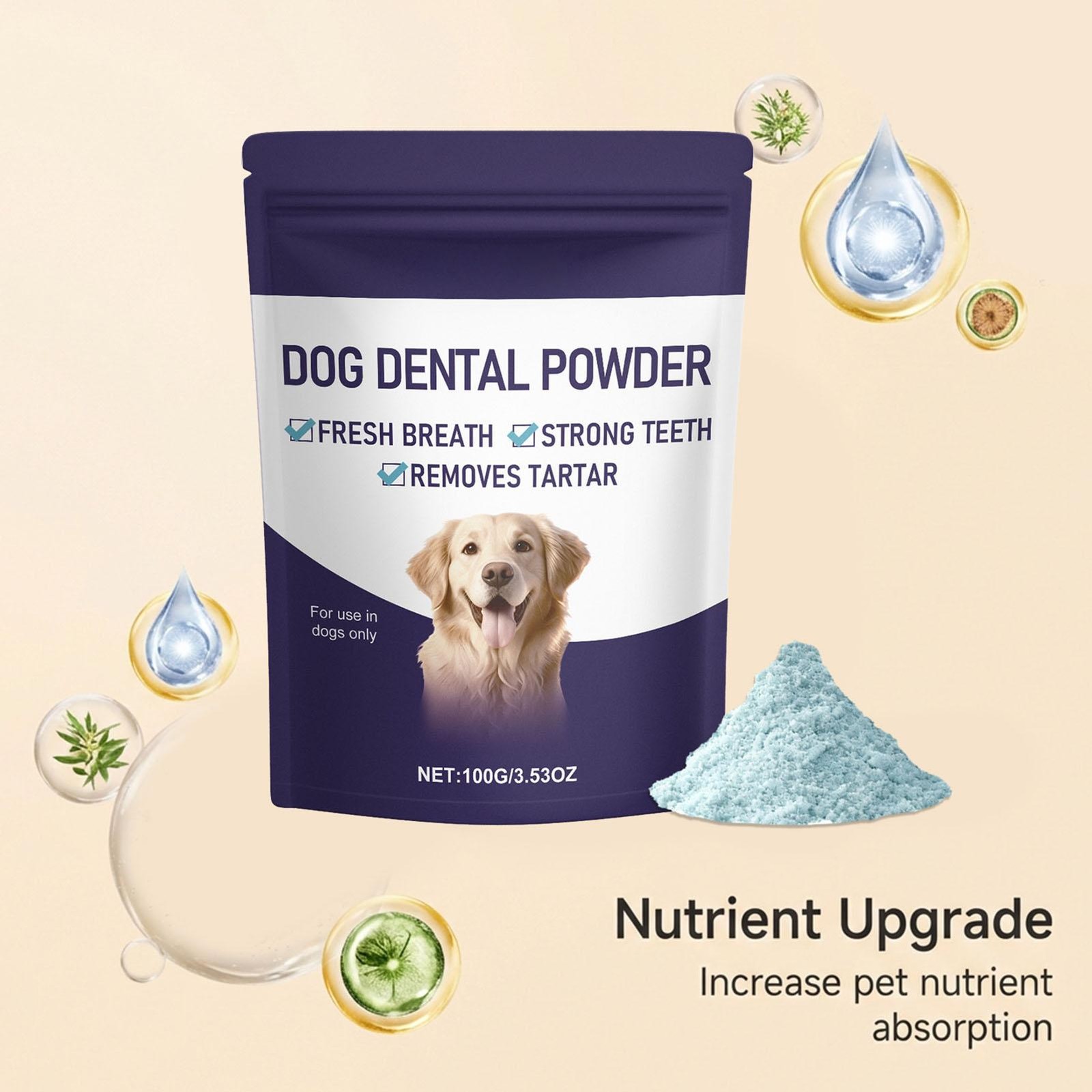 ProDenta All Natural Dog Dental Breath Powder 100g