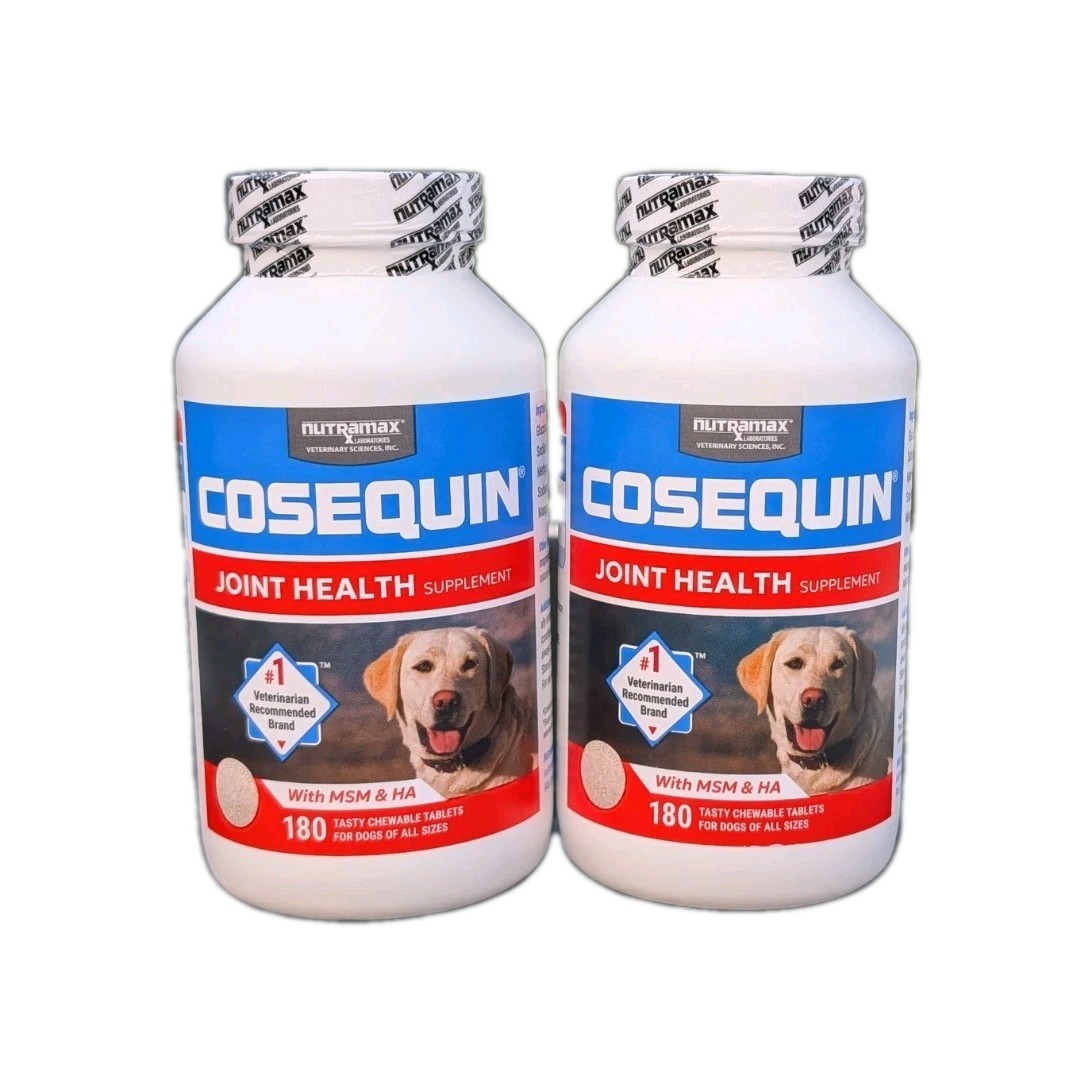 Cosequin DS Plus MSM Joint Health Dogs 360 Chewable Tablets Maximum Strength 180