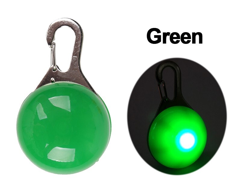 1pcs Pet Collar Pendant LED dog collar Night light pendant security luminous