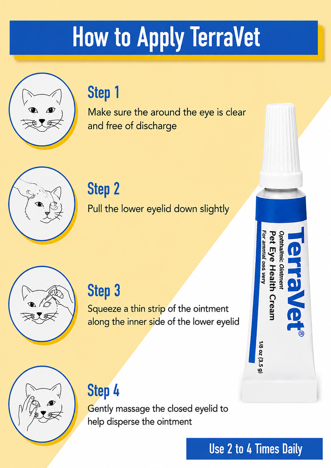 TerraVet Pet Eye Care Cream for Cats, Dogs,in Bunkerbox