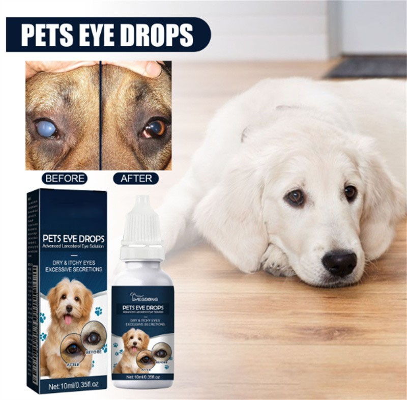 Lanosterol & NAC Dog/Cat Eye drops – Cataracts, Dry Eyes, Tearing, Lubricating