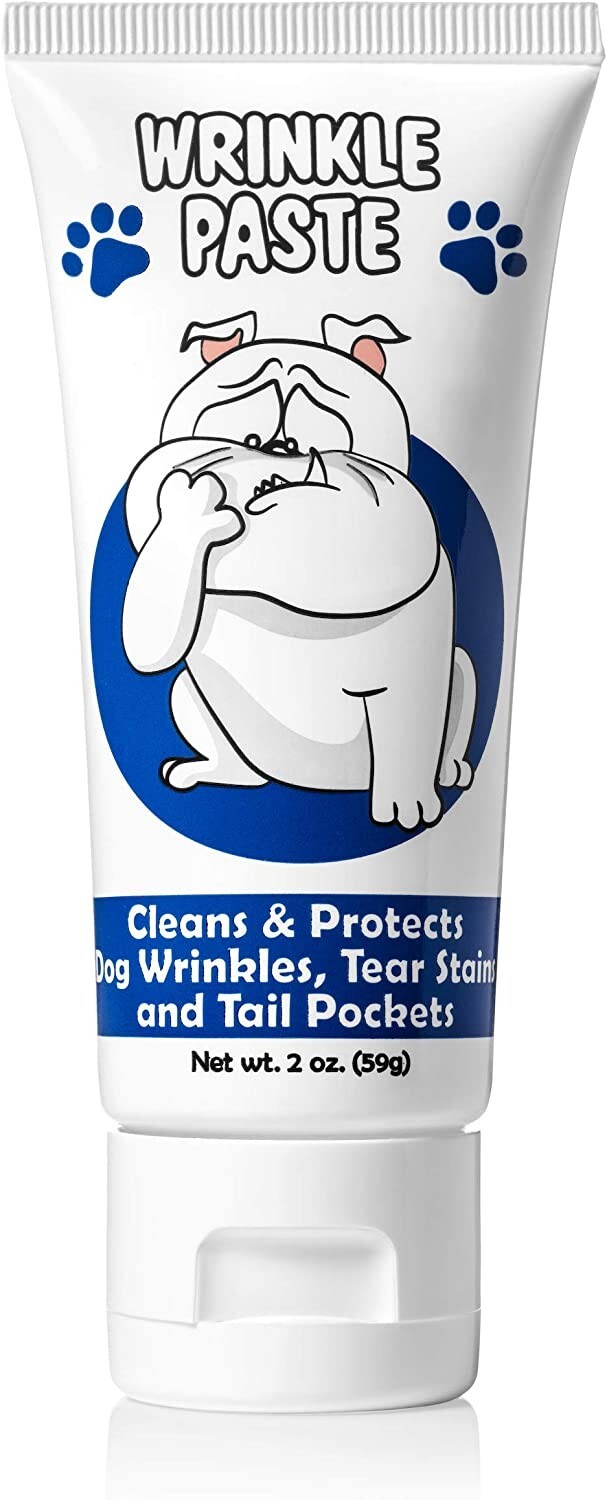Squishface Wrinkle Wipes + Wrinkle Paste Bundle – Cleans & Protects Dog Wrinkles