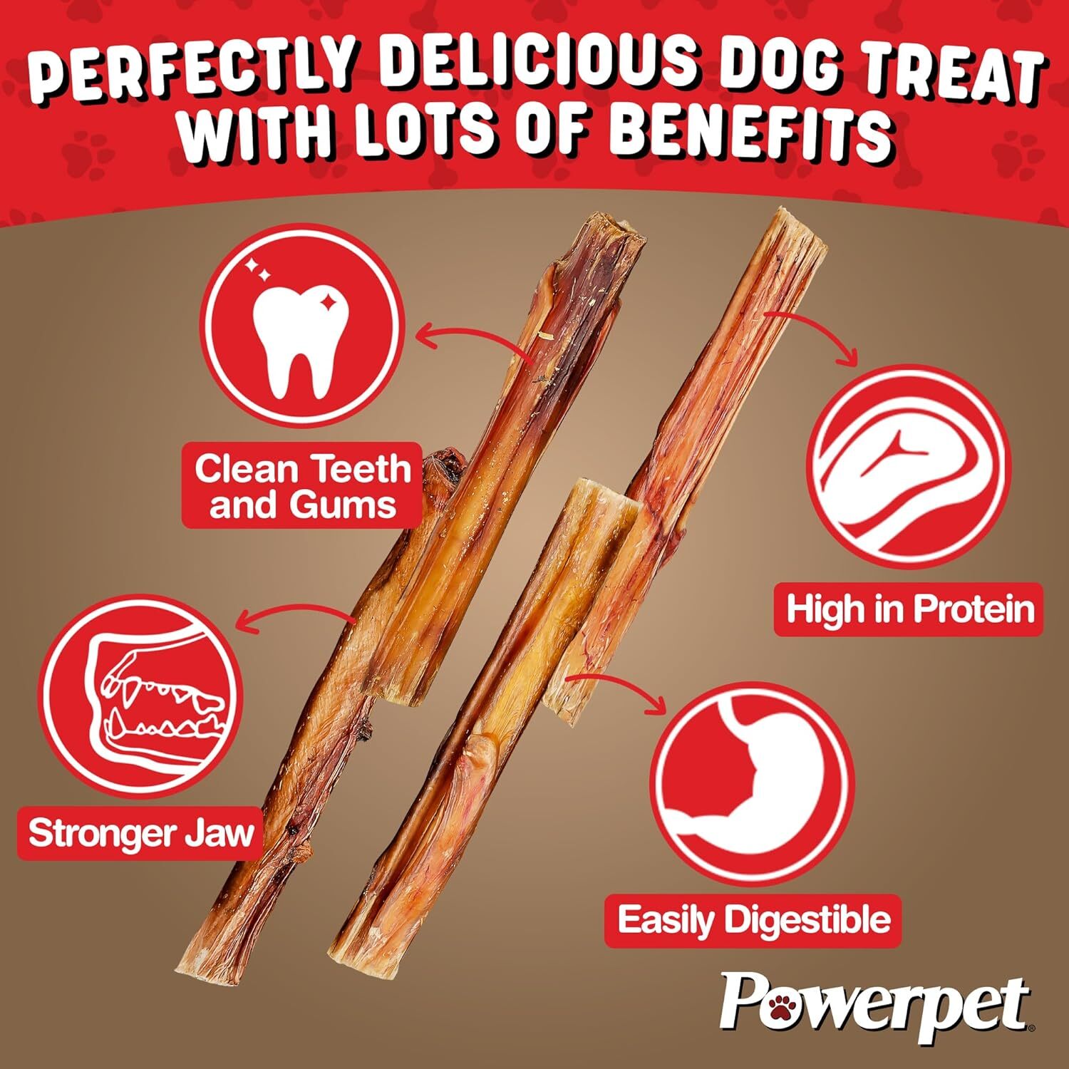 All Natural Bully Steer/Regular Sticks 4 inch FDA & USDA APPROVED-BRC CERTIFIED