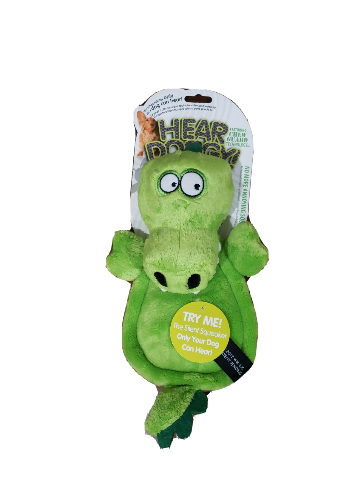 GoDog Hear Doggy Flats Gator Ultrasonic Silent Squeaker