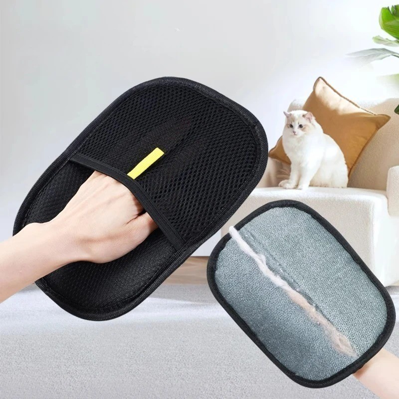 Reusable Pet Hair Remover Glove for Dog Cat Clothes & Furniture