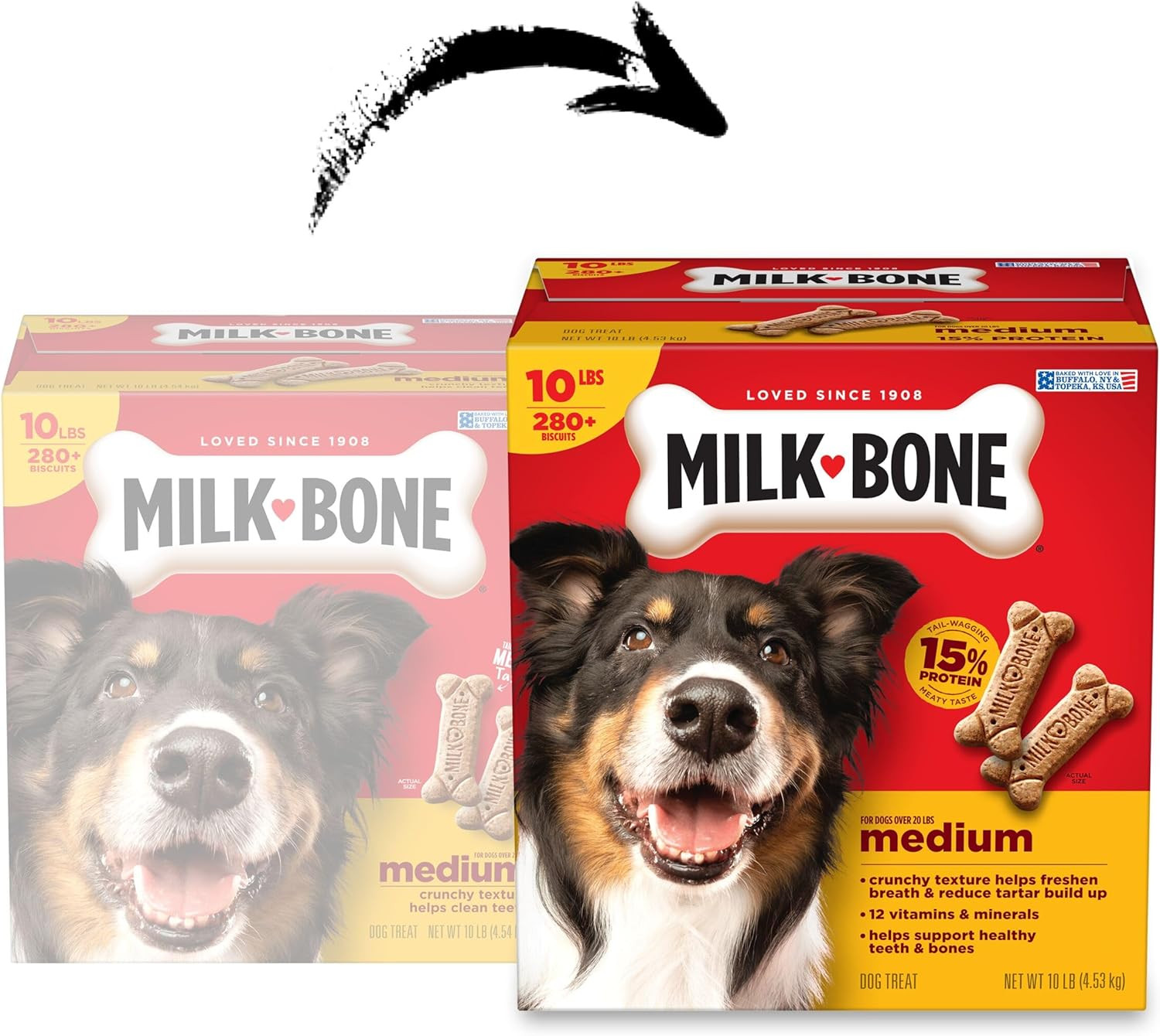 Original Dog Treats Biscuits for Medium Dogs, 10 Pound