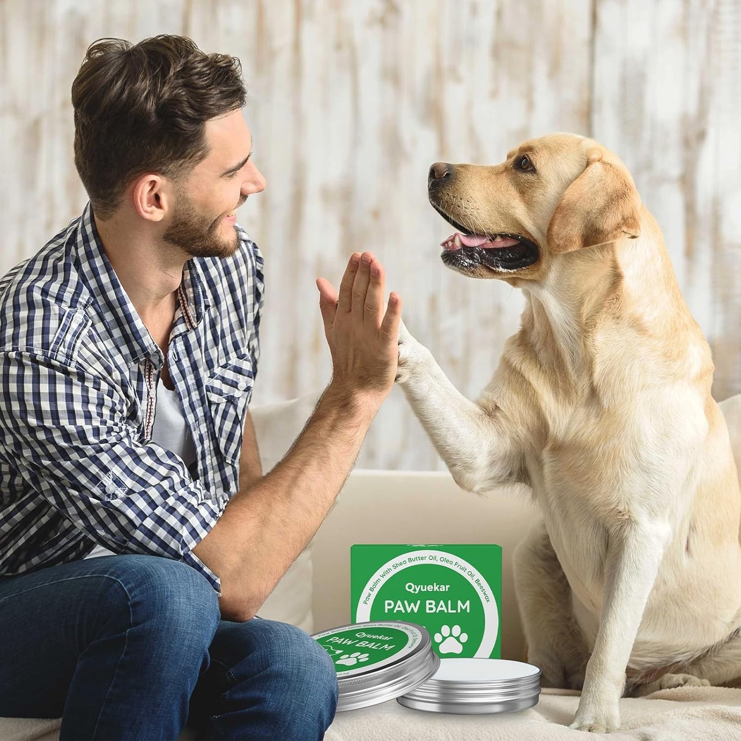 Pet Paw Nose Balm Lick Safe Moisturizer Dry Cracked Pads Snout 2.8oz