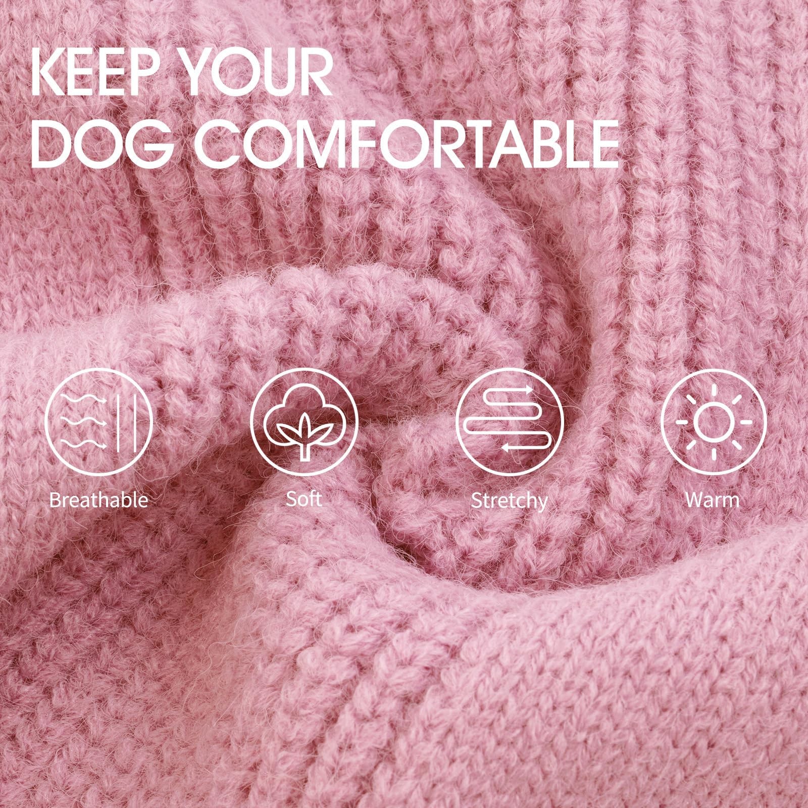 Extra Large Dog Sweater, 3XL Dog Sweater for Large Dogs Girl Boy Ultra Cozy