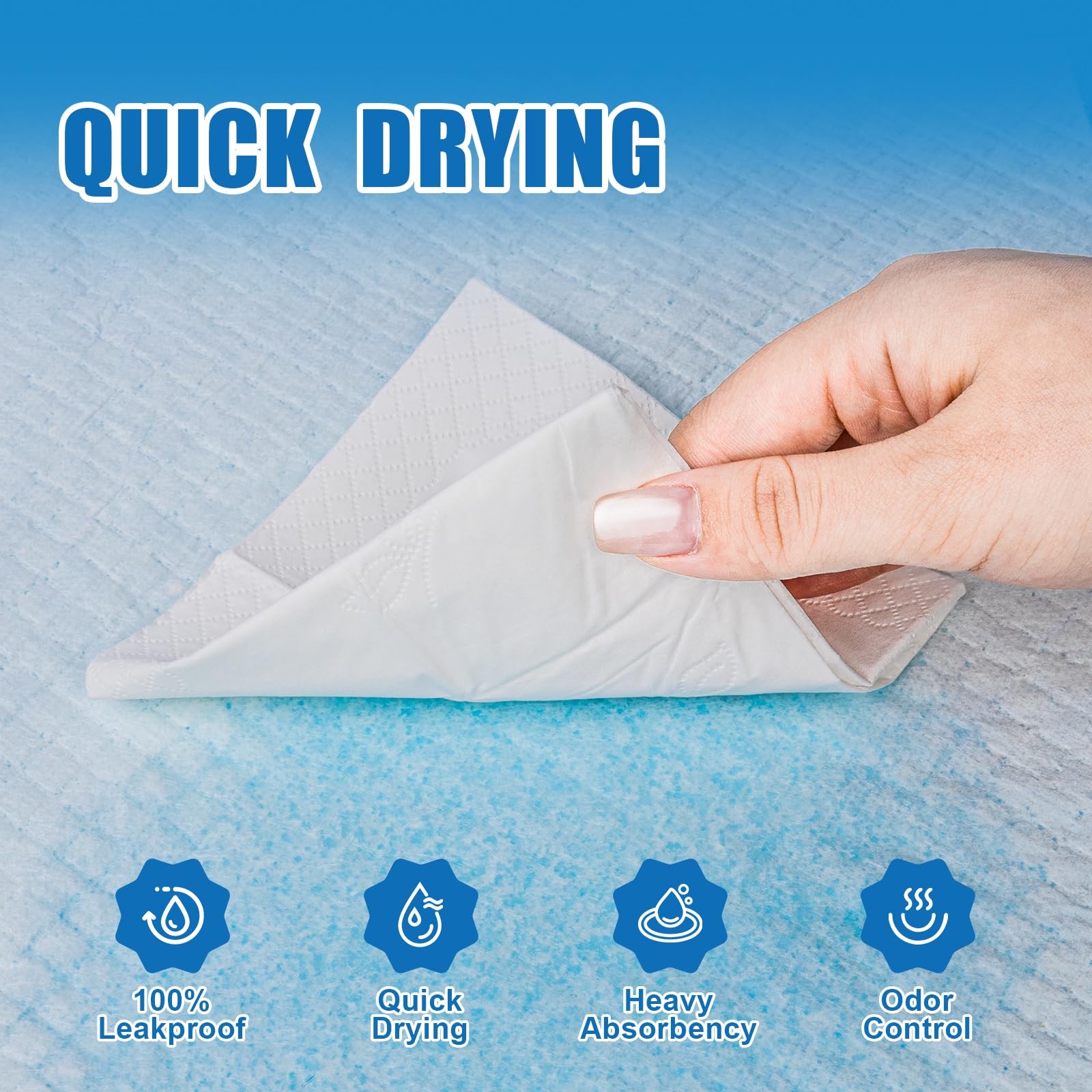 100-400Pack 30″x36″ Extra Large Dog Pee Pads – Super Absorbent & Leak-Proof Disp