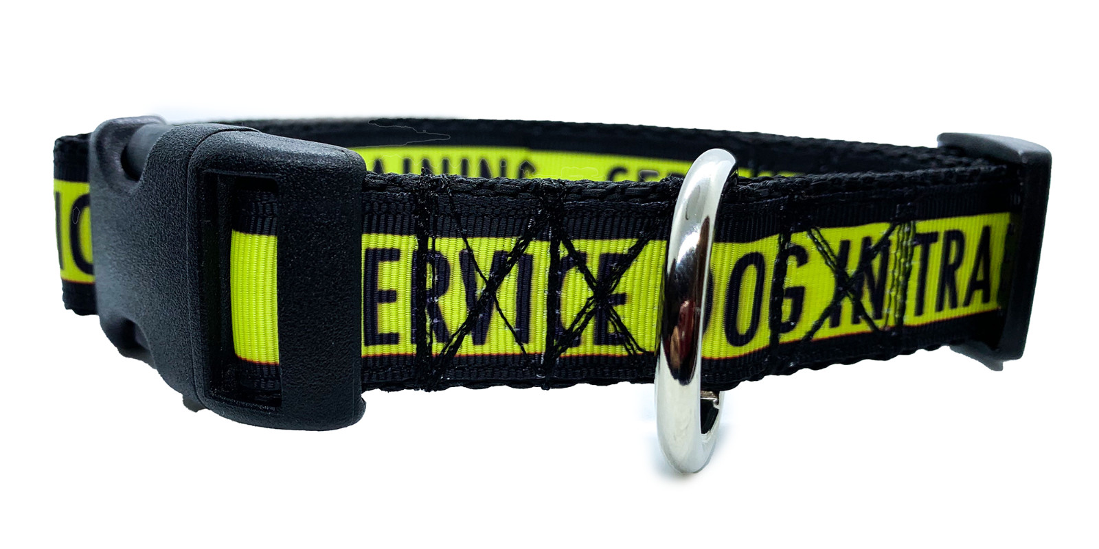 Service Dog in Training Collar 1″ Adjustable Service Dog Gear Dog Collar
