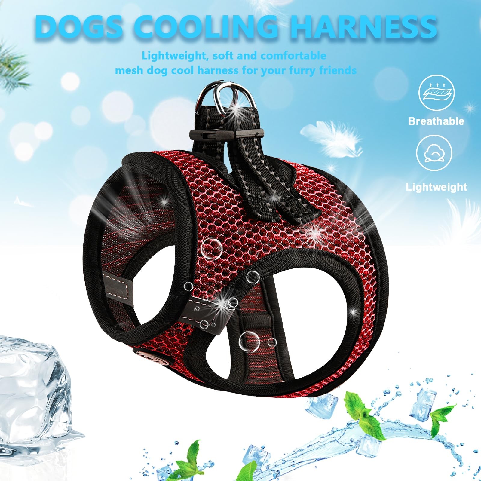 Dog Harness for Medium Dogs Chihuahua Harness Tiny Dog Harness for Cats Dogs