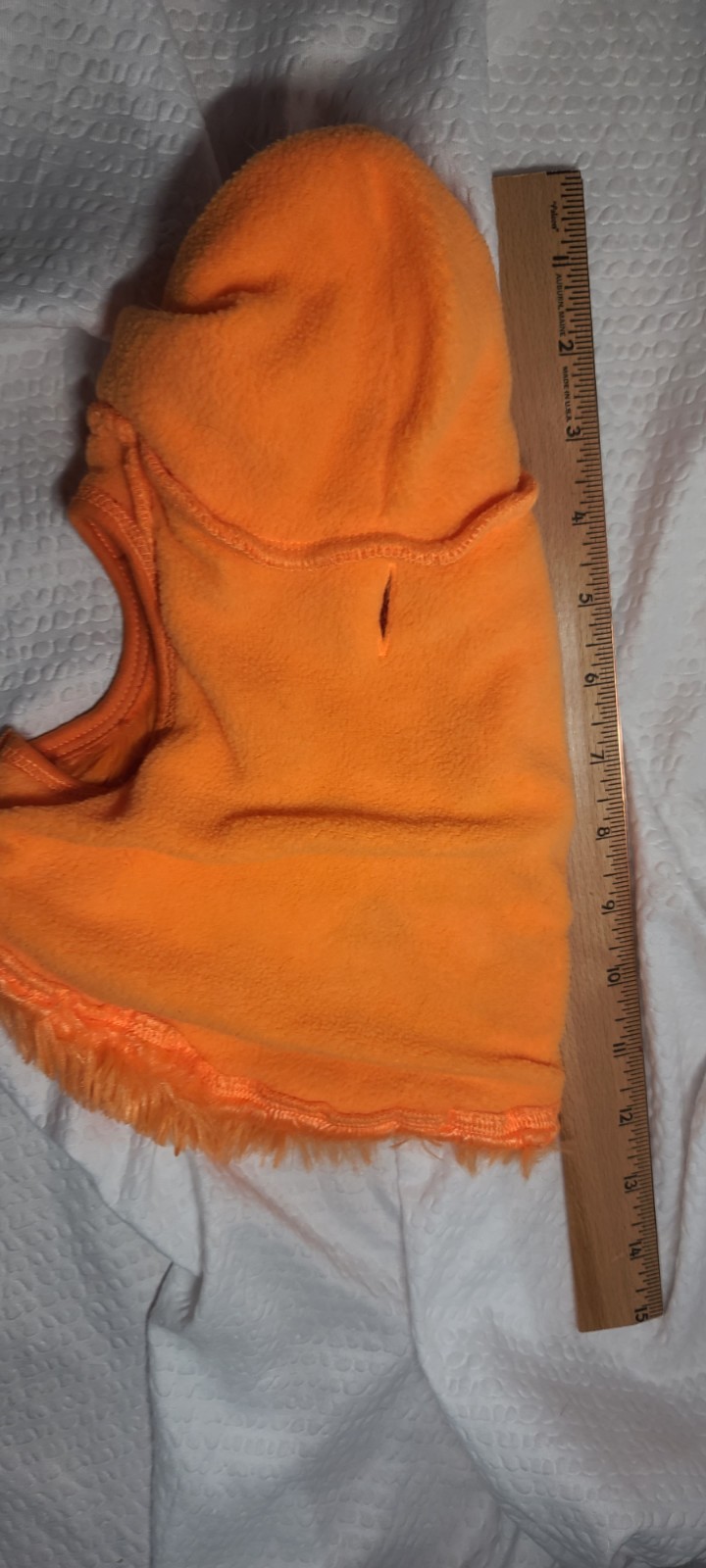 2 Xtra Small Dog Cat Sherpa Halter Collar Faux Suede Pumpkin Costume Plushie
