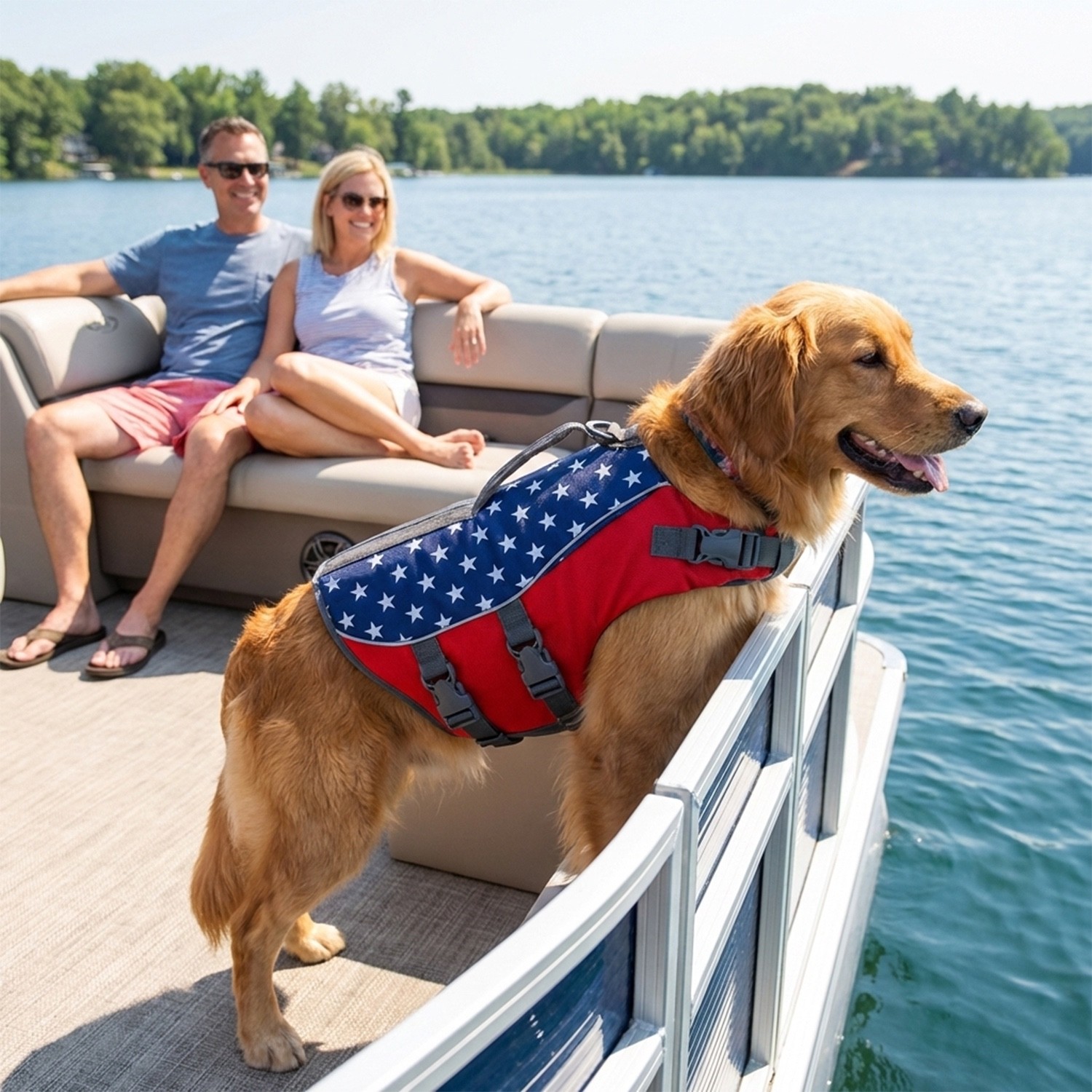 Kong Dog Life Jacket Preserver Flotation Vest Adjustable Heavy Duty Safety Float