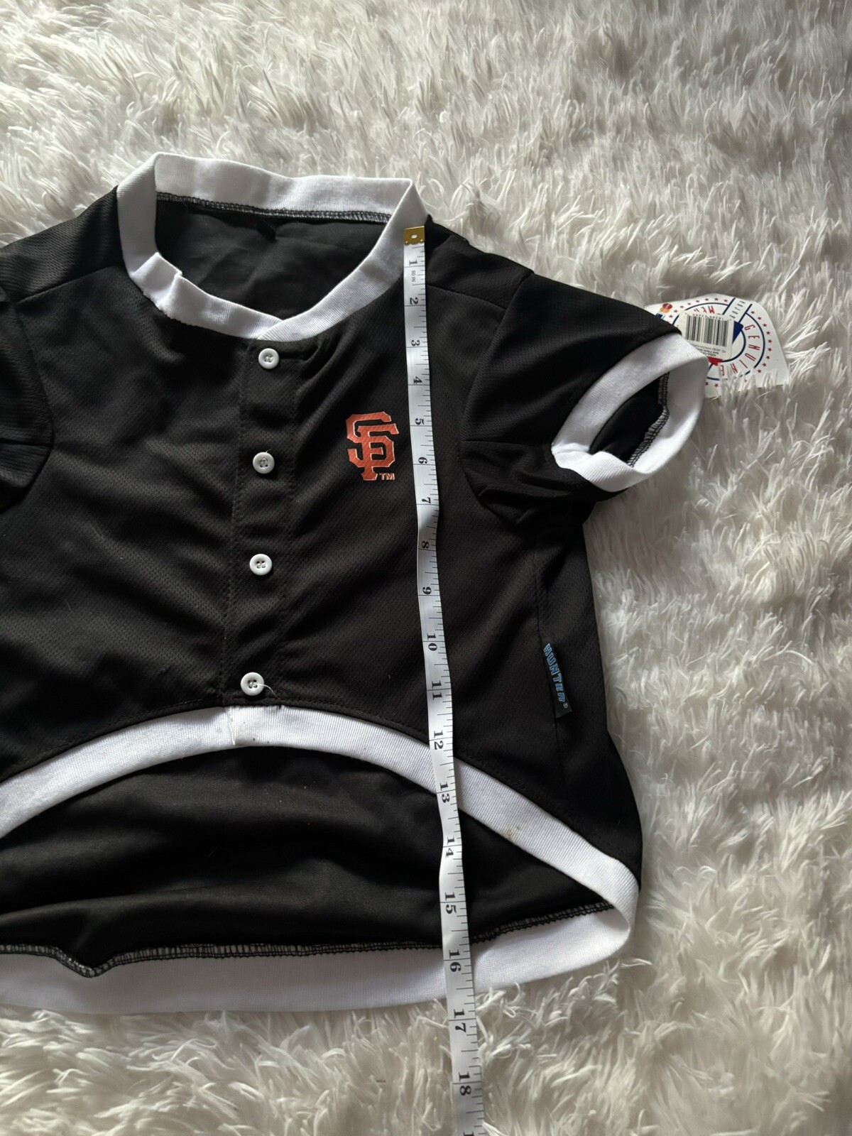 MLB San Fransico Giants Short Sleeve Dog Pet Jersey Size XL. New!