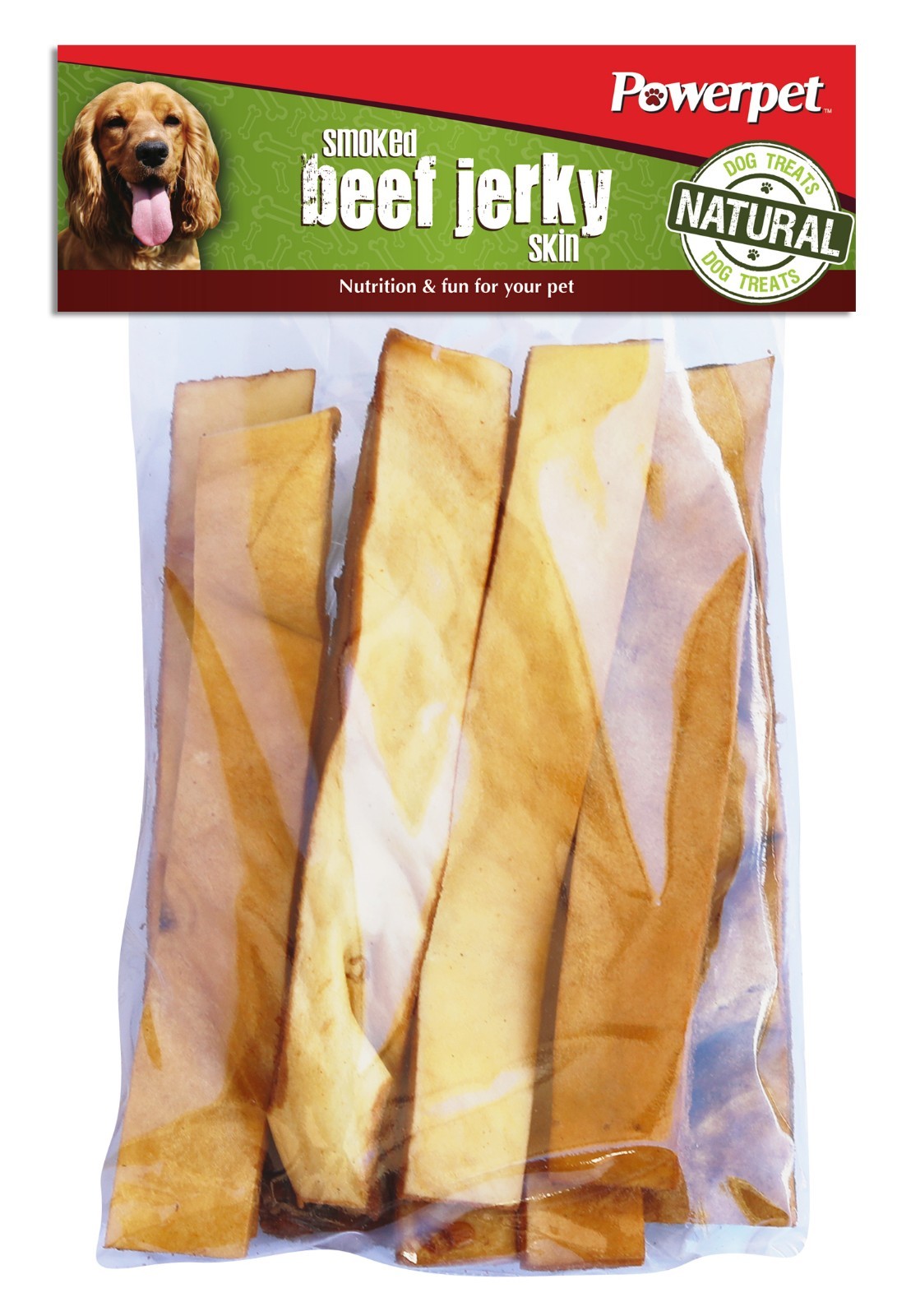 All Natural Smoked Beef Jerky Skin 8oz- Premium Dog Treats-FDA&USDA APPROVED-BRC